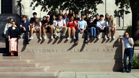 The Fall 2019 Focus class at the National Gallery of Art in Washington, D.C